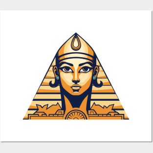 Ancient Egypt Pharaohs, Pyramids,Ancient Elegance: Modern Twist on Legendary Egypt Posters and Art